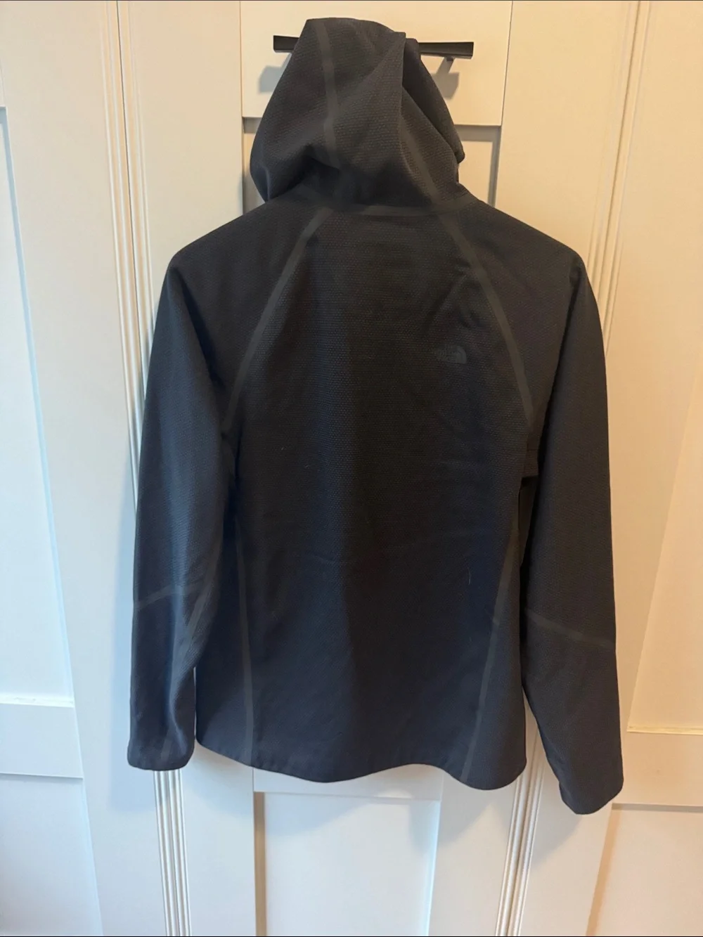 Men's North Face Summit Series Radish Hooded Hard Face Fleece- Dark Gray